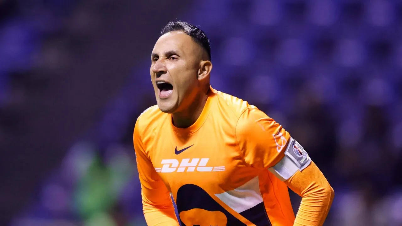 Keylor Navas, portero de Pumas. 