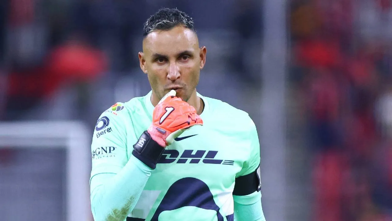 Keylor Navas, portero de Pumas.
