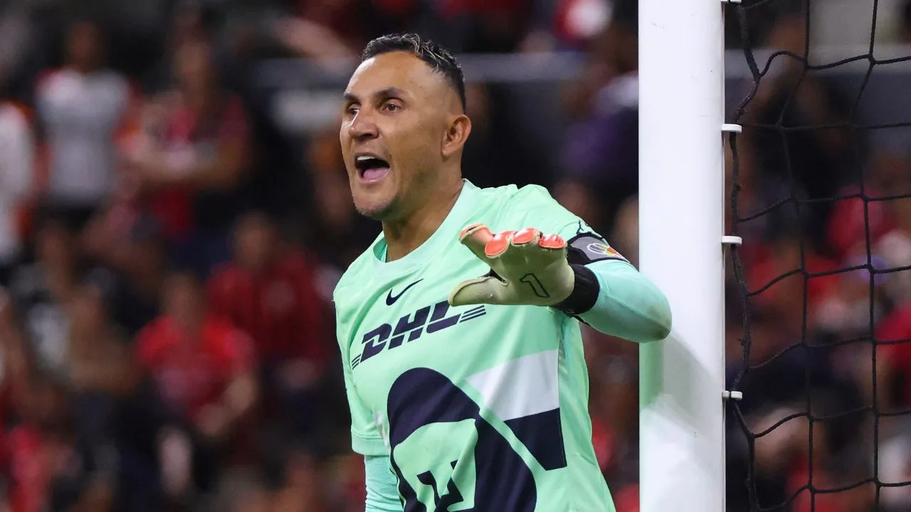 Keylor Navas, portero de los Pumas de la Liga MX. 