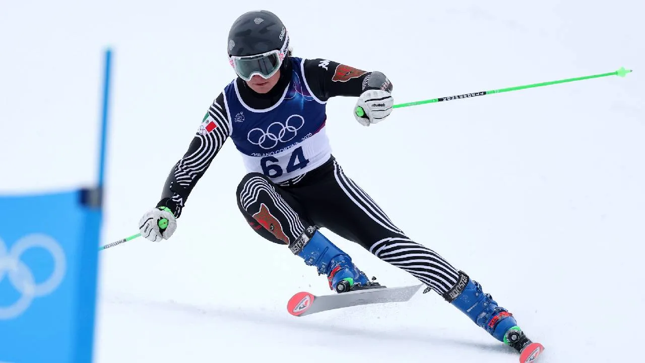 Lasse Gaxiola, mexicano de 18 años de edad en los Juegos Olímpicos de Invierno 2026.