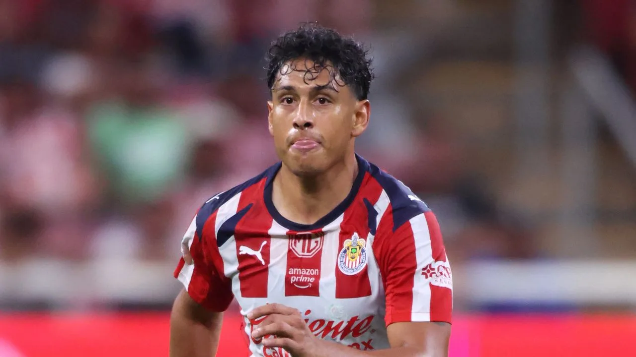 Luis Romo, jugador de Chivas. 