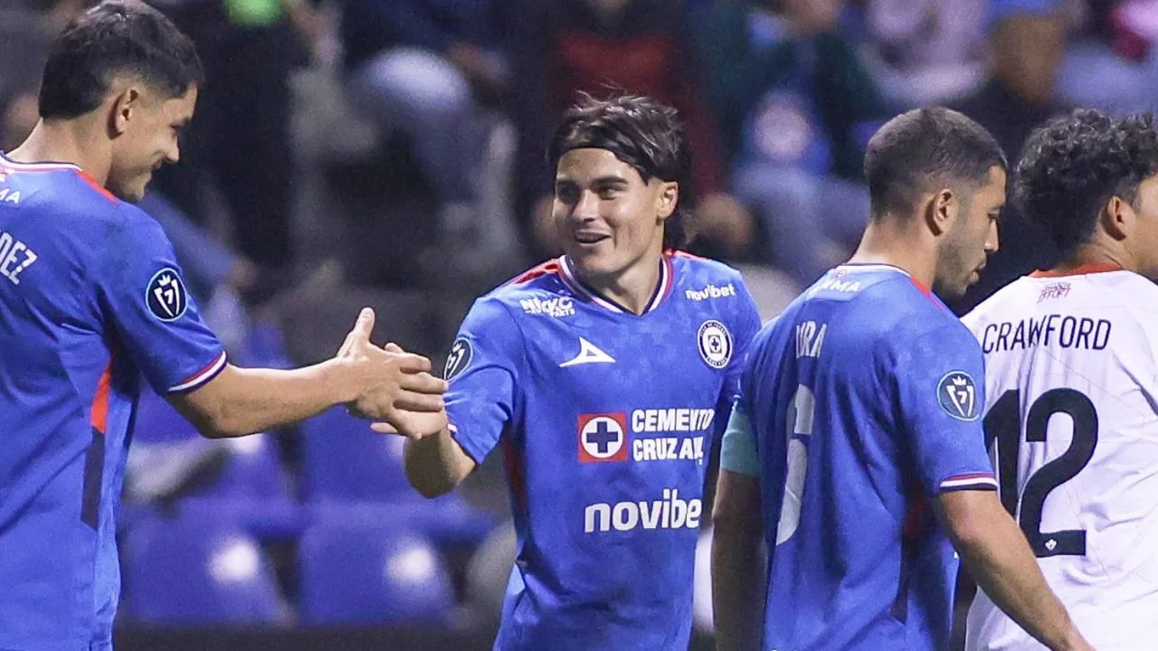 Luka Romero brilló en Concachampions 2026 con Cruz Azul. 