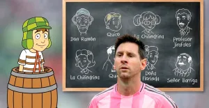 Messi se divierte con Nahuel Guzmán y juntos arman el ’11 ideal’ del Chavo del 8