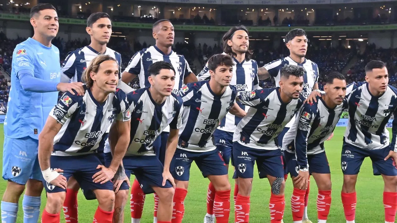 Rayados de Monterrey, equipo que disputa la Copa de Campeones de Concacaf 2026.