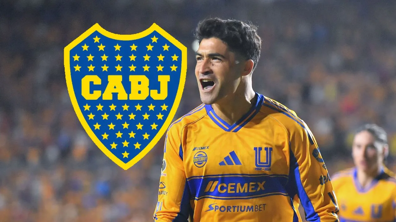Nico Ibáñez, jugador de los Tigres de la Liga MX. 