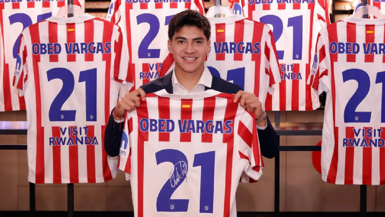 Obed Vargas, jugador del Atlético de Madrid.