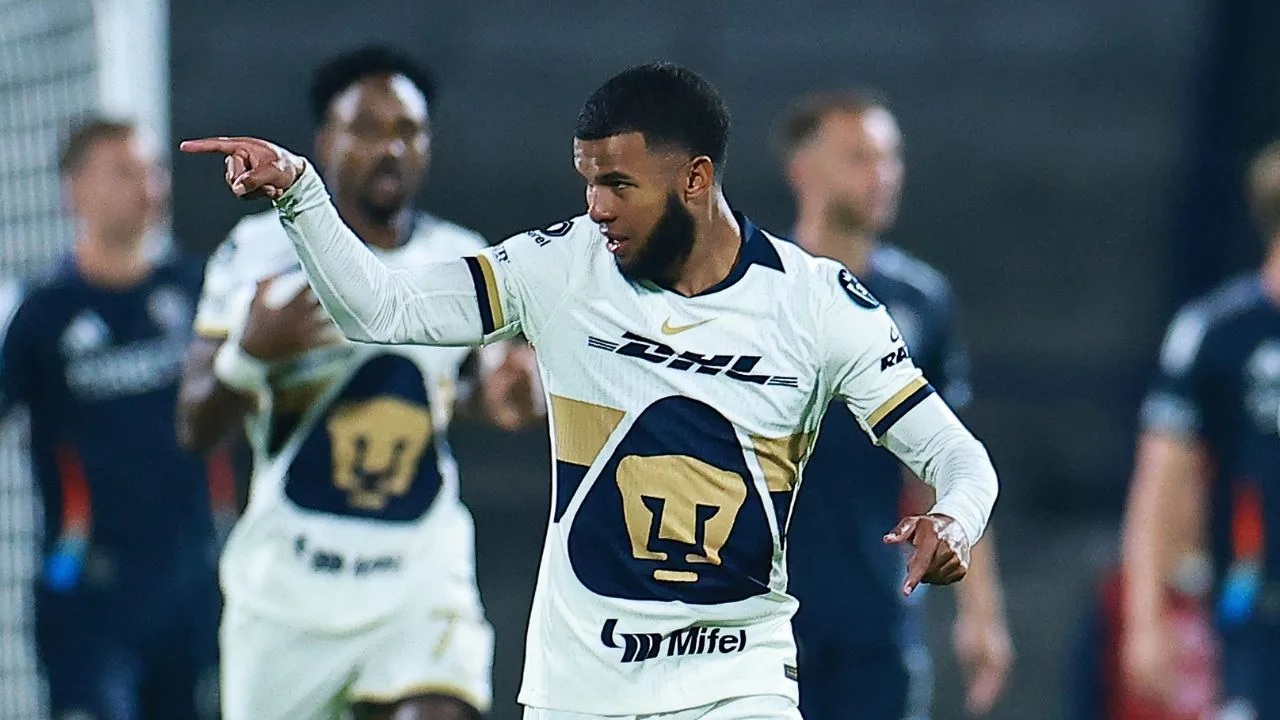 Pedro Vite, jugador de los Pumas de la Liga MX. 