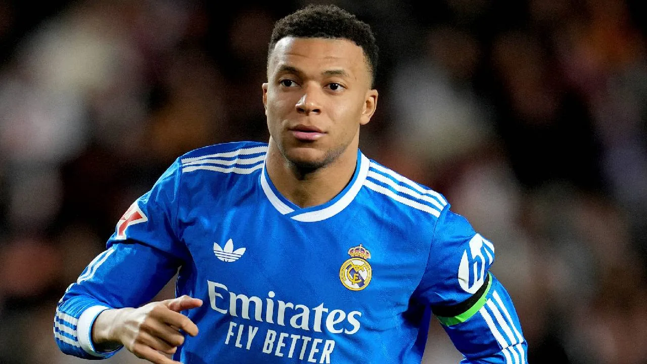 Kylian Mbappé, delantero del Real Madrid.
