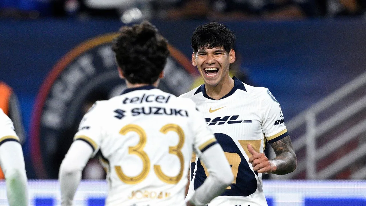 Jugadores de Pumas durante el duelo de ida de Concachampions 2026, ante San Diego FC.