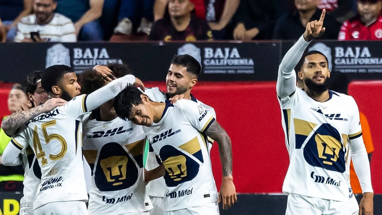 Los Pumas se enfrentaron a Tijuana en la Jornada 8 del Clausura 2026.