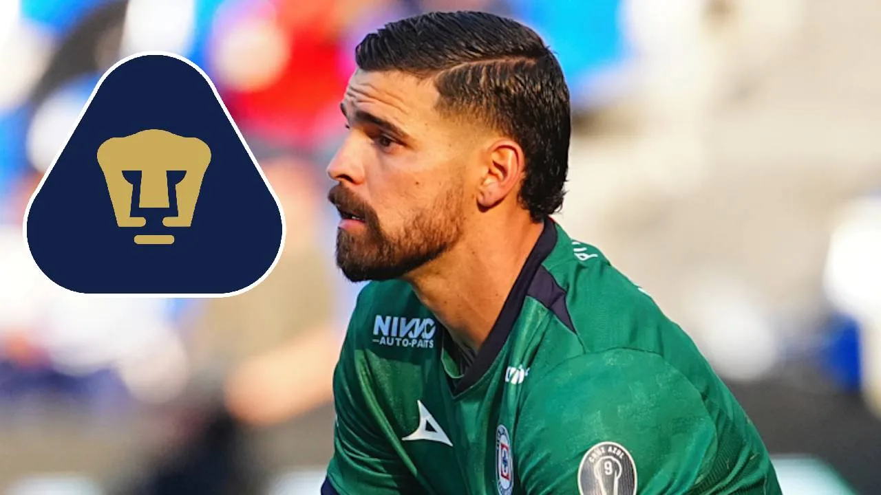 Andrés Gudiño, portero de Cruz Azul.