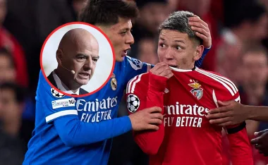 Gianluca Prestianni, Gianni Infantino, FIFA