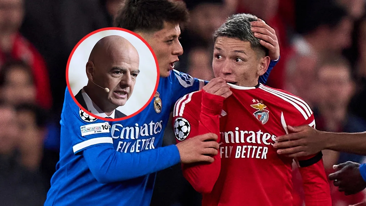 Gianluca Prestianni, Gianni Infantino, FIFA