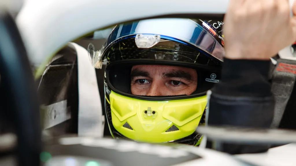 Checo Pérez con Cadillac en el GP de Australia