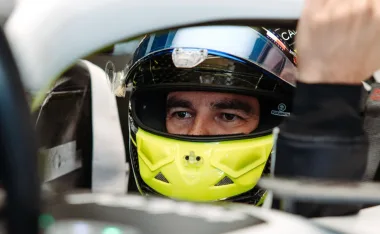 Checo Pérez con Cadillac en el GP de Australia