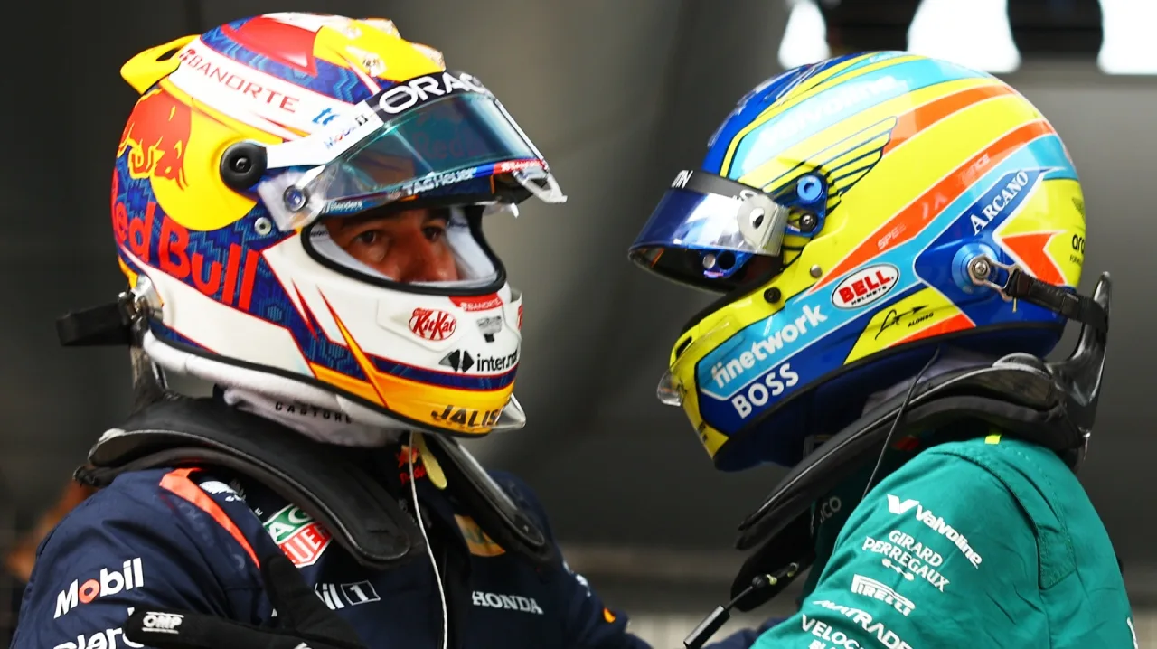 Checo Pérez, Fernando Alonso