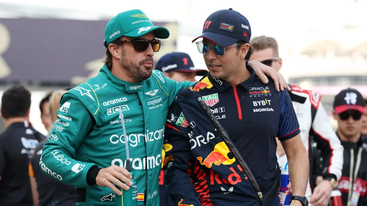 Fernando Alonso, Checo Pérez