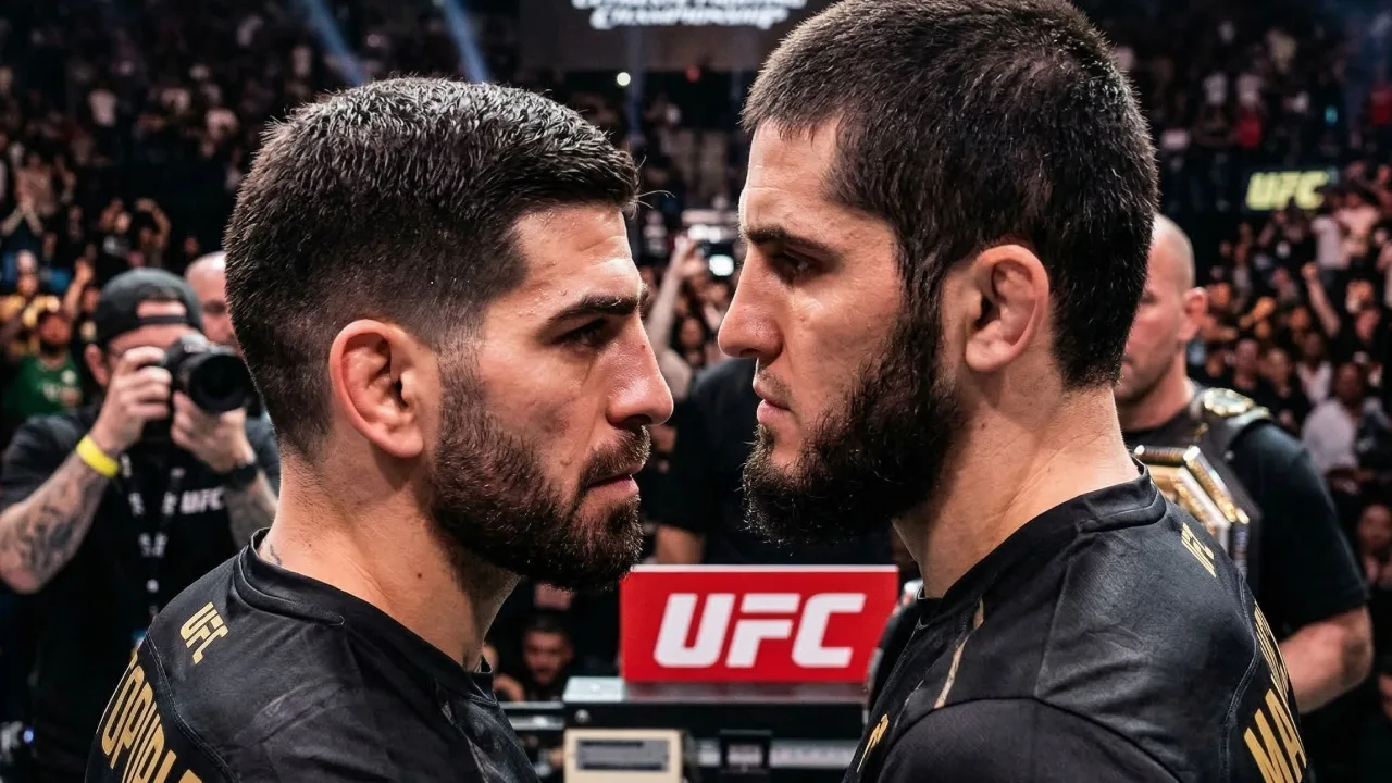 Ilia Topuria, Islam Makhachev, UFC