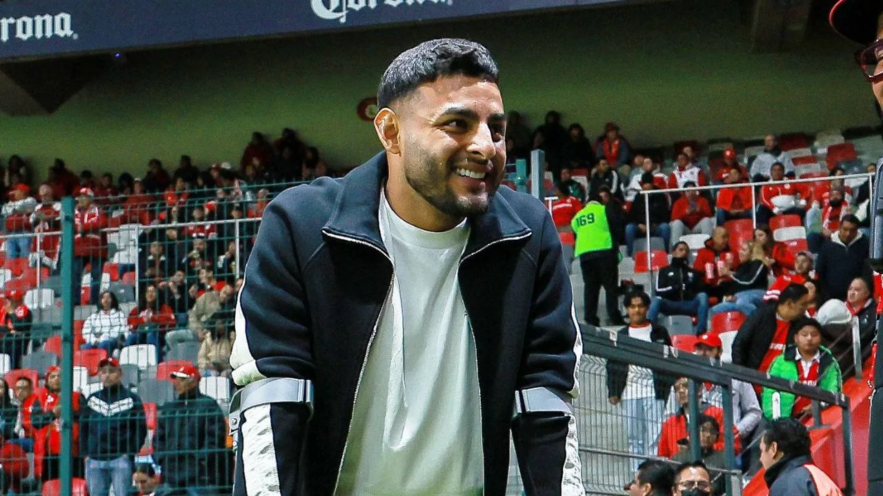 Alexis Vega, jugador del Toluca. 