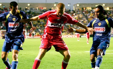 Alvin Mendoza en su etapa con América.
