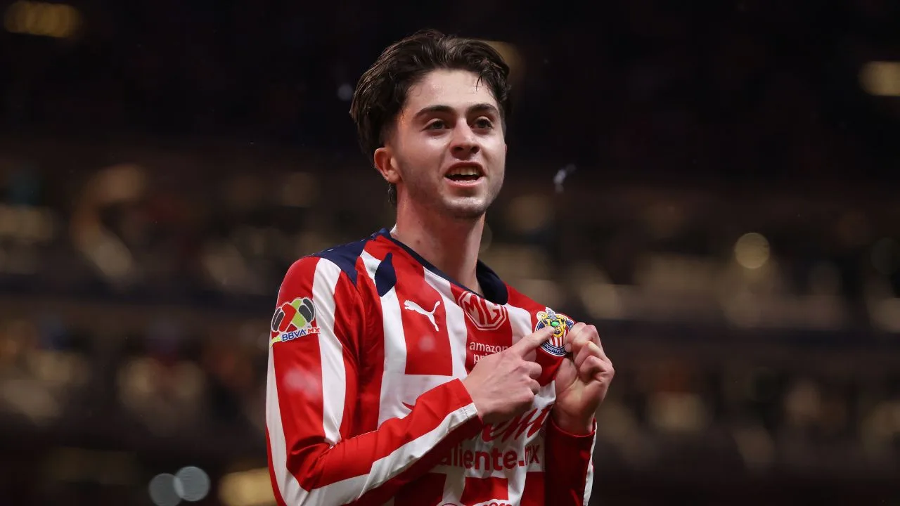 Brian Gutiérrez, jugador de Chivas. 