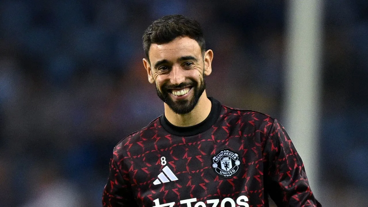 Bruno Fernandes, jugador de la selección de futbol de Portugal. 