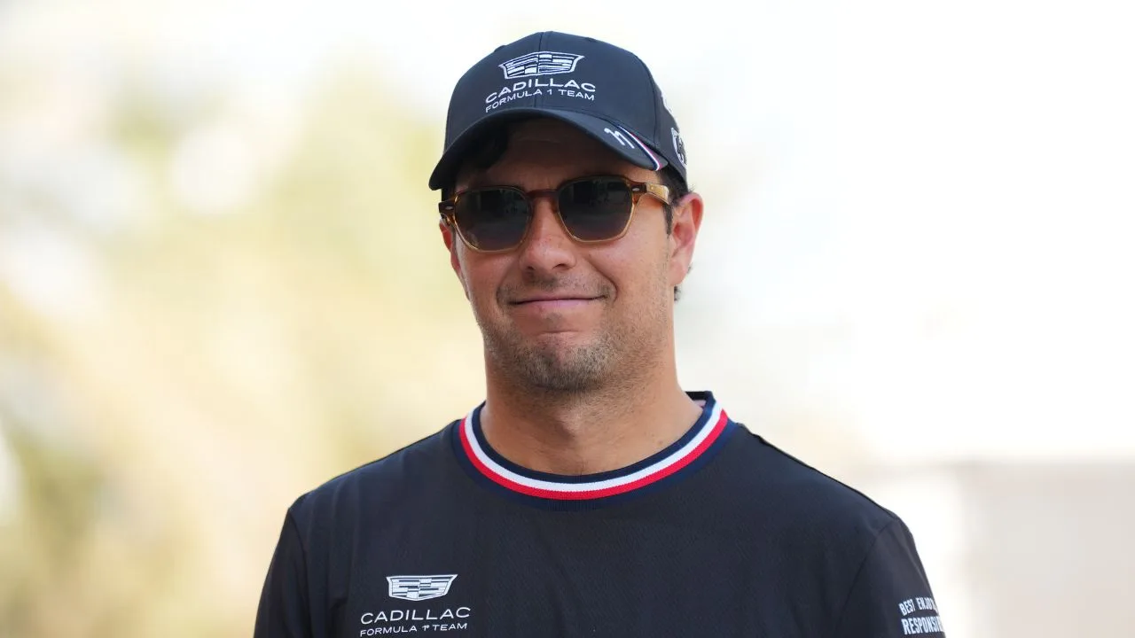 Checo Pérez, piloto de Fórmula 1 para Cadillac.