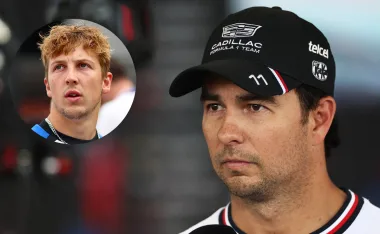 Checo Pérez se enfrenta con Liam Lawson.