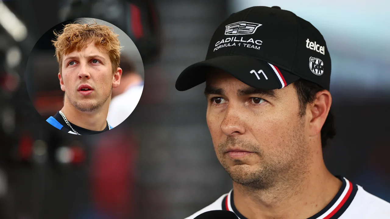 Checo Pérez se enfrenta con Liam Lawson.