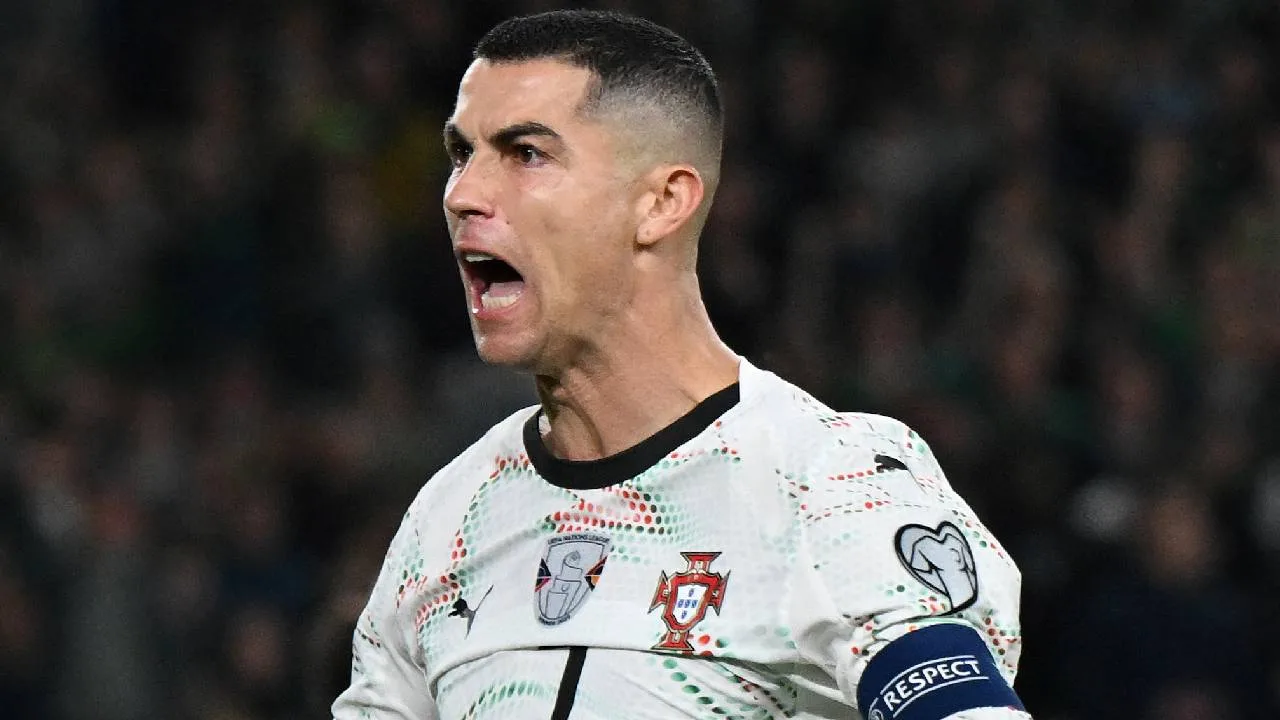 Cristiano Ronaldo, delantero portugués.