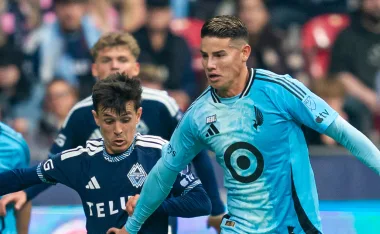 James Rodríguez debutó en Minnesota United.