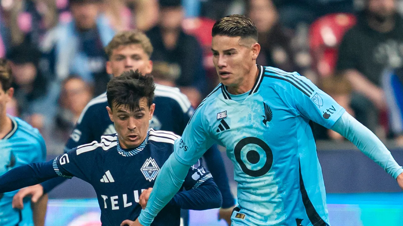 James Rodríguez debutó en Minnesota United.