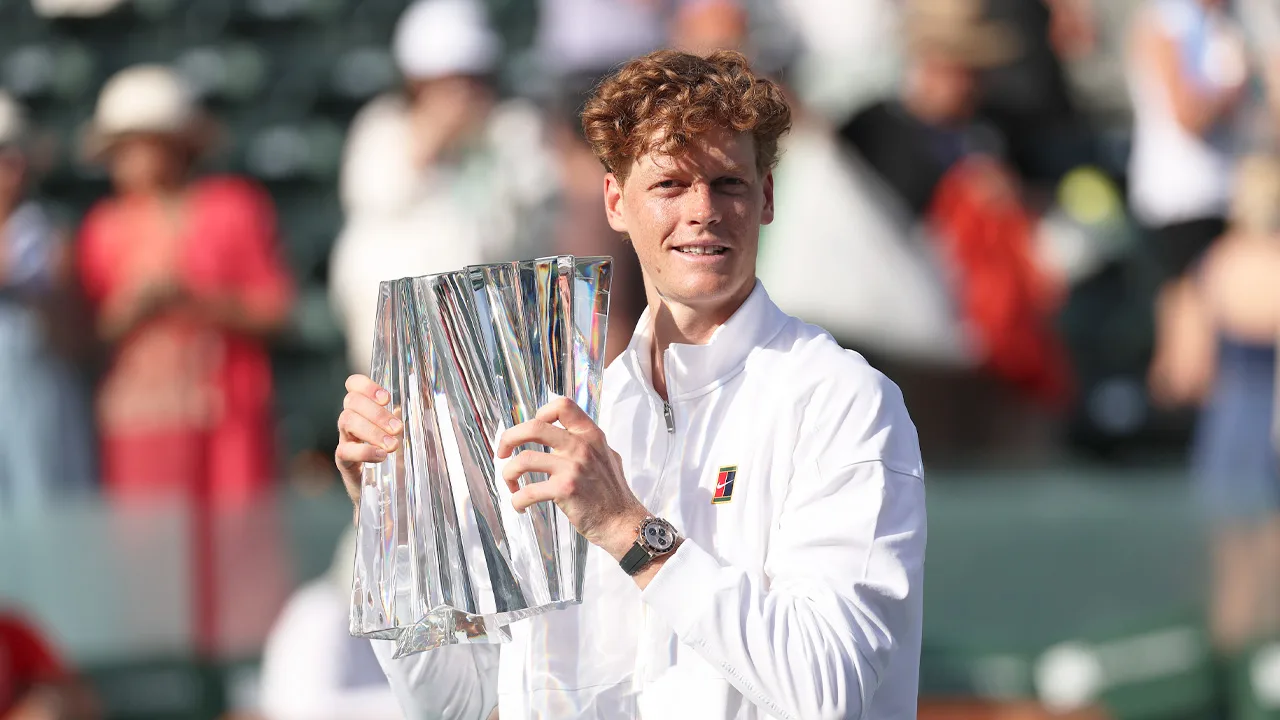 Jannik Sinner ganó Indian Wells.