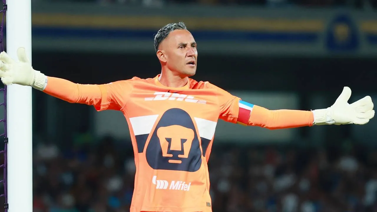 Keylor Navas, portero de Pumas.
