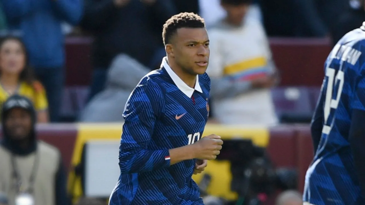 Kylian Mbappé, jugador de la selección de futbol de Francia. 