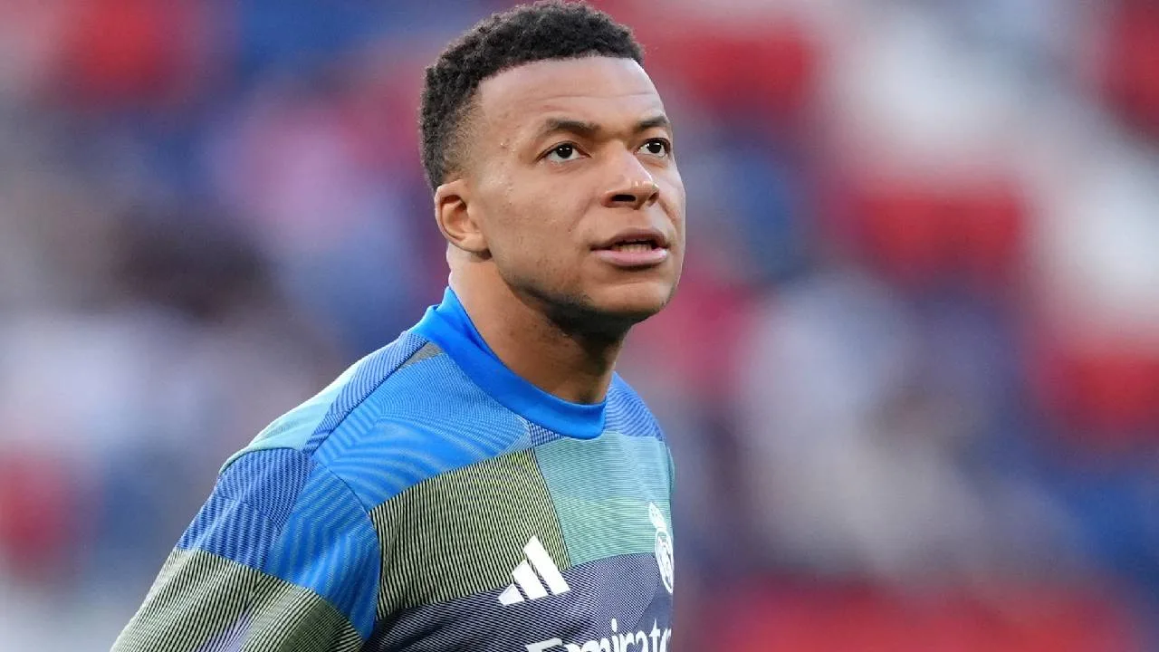 Kylian Mbappé, delantero del Real Madrid.