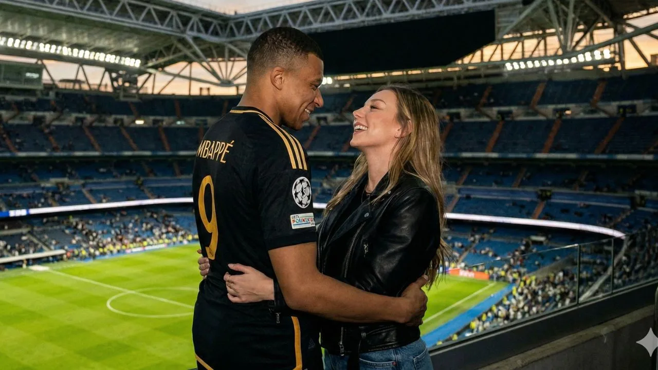 Imagen de Kylian Mbappé y Ester Expósito, manipulada con la ayuda de herramientas de inteligencia artificial. 