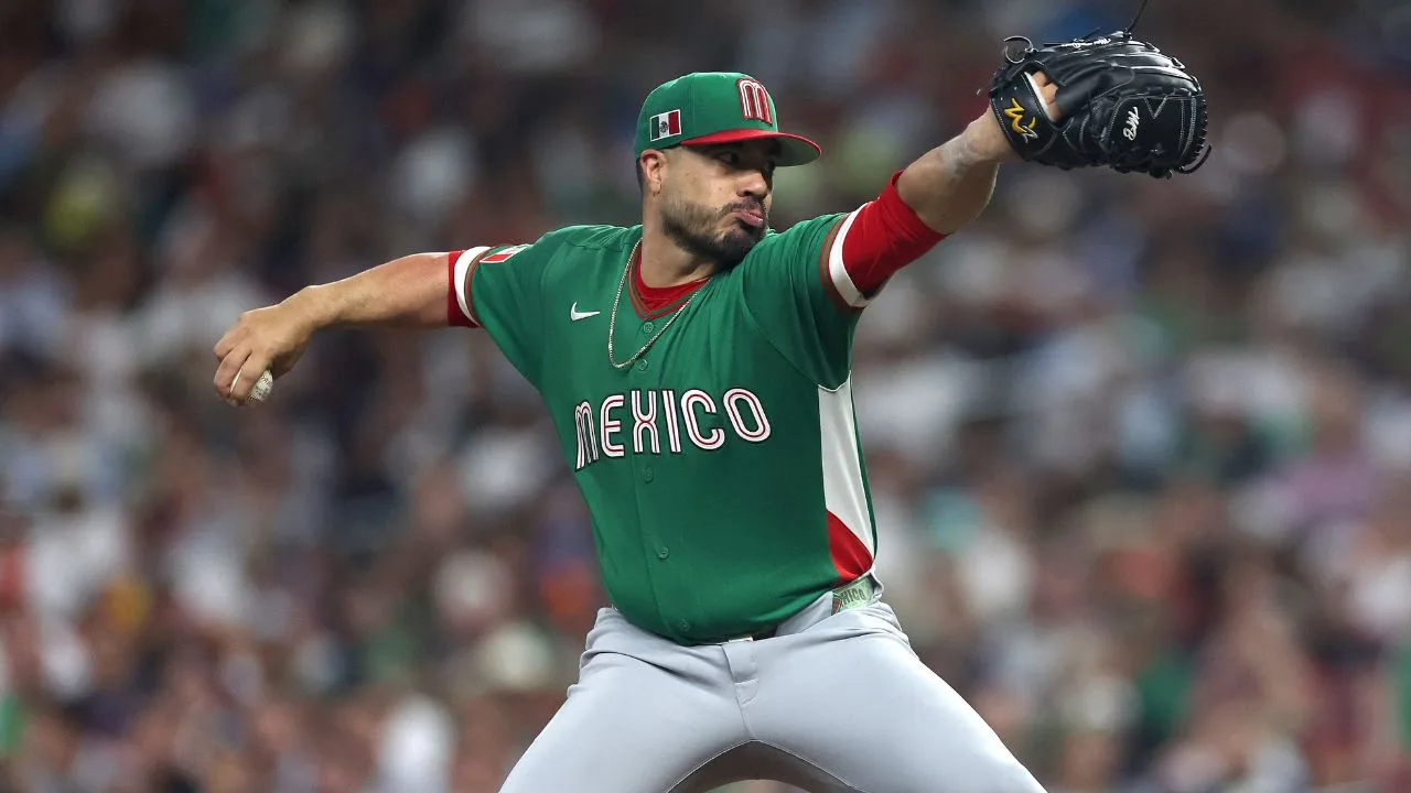 Manny Barreda, jugador de México en el Clásico Mundial de Béisbol 2026.