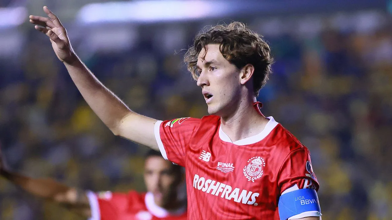 Marcel Ruiz, jugador del Toluca.