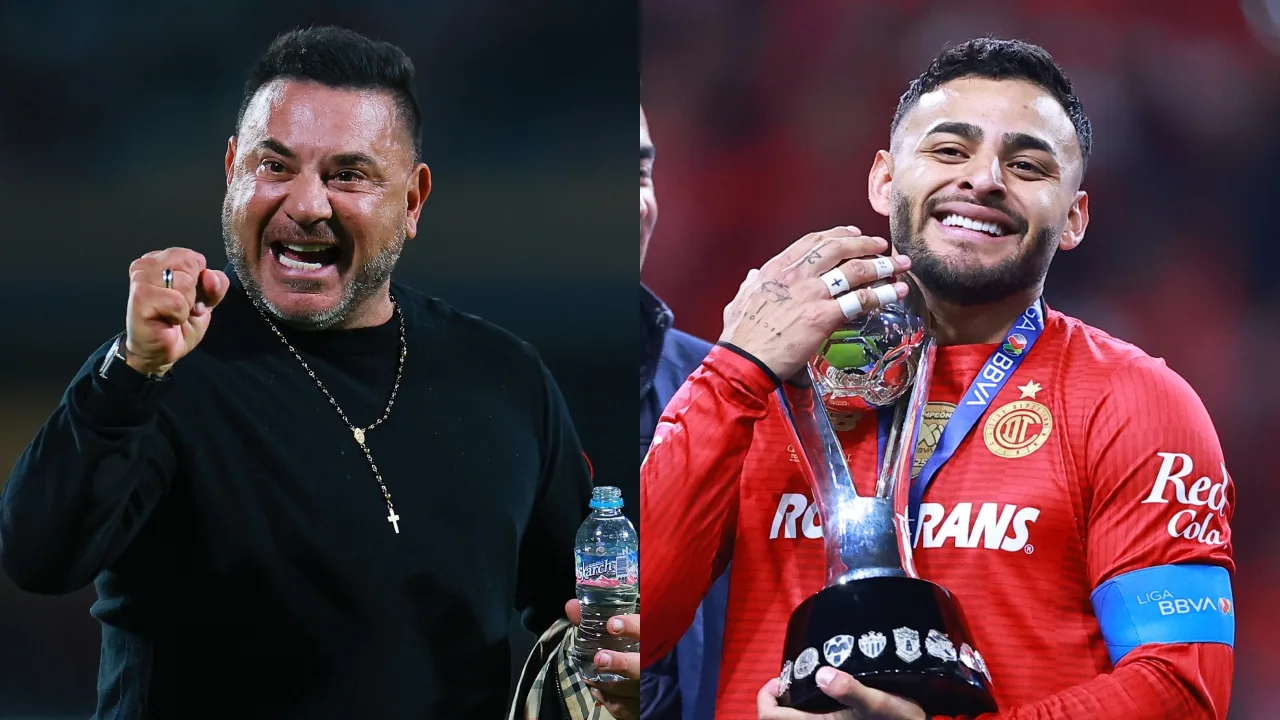 Antonio Mohamed y Alexis Vega. 