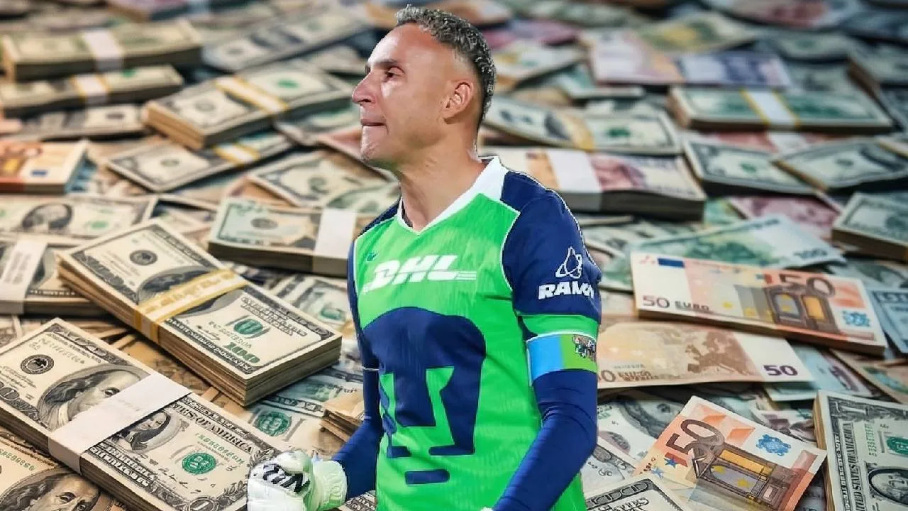 Keylor Navas, portero de Pumas.