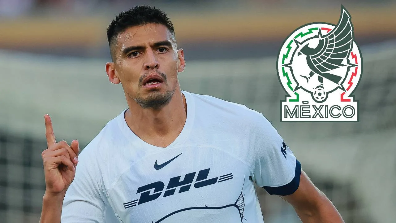 Memo Martínez, delantero de Pumas.