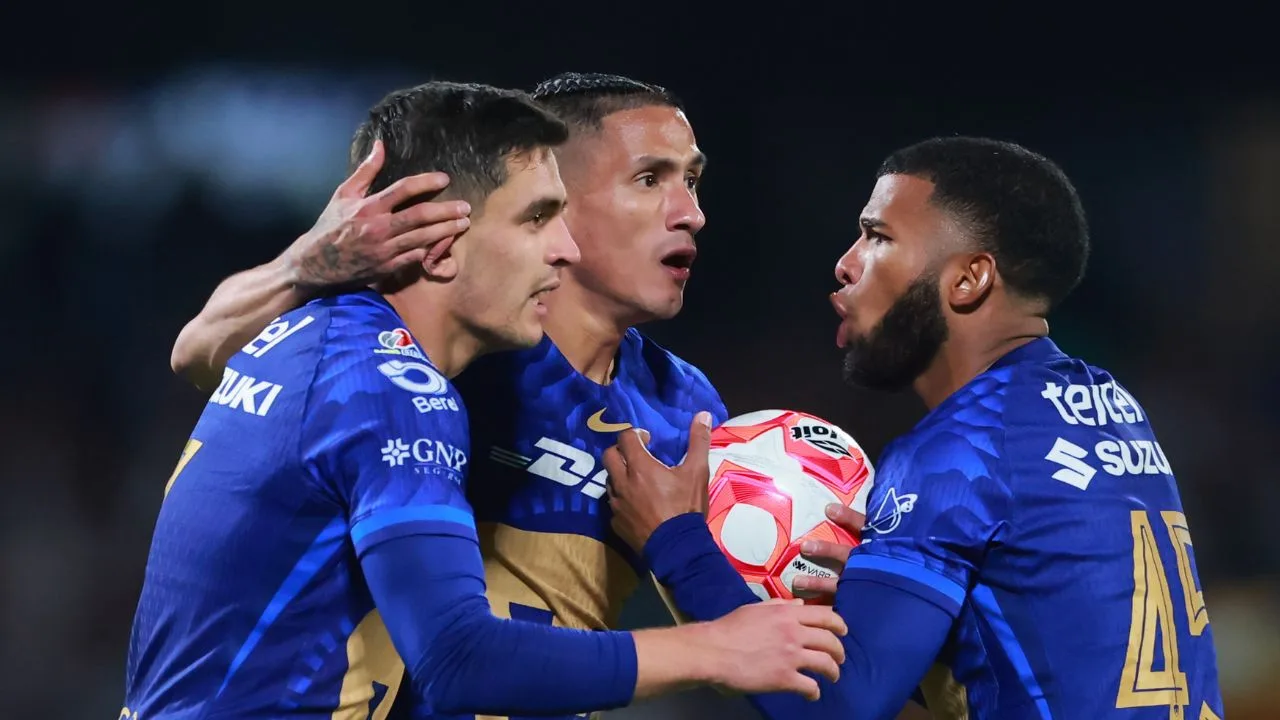 Pumas, equipo que empató con Cruz Azul en la Jornada 11.