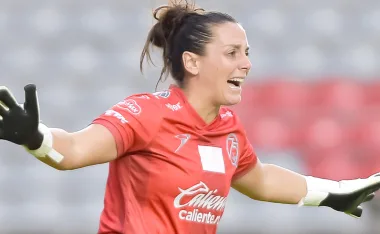 Alemany, portera titular de Querétaro Femenil.
