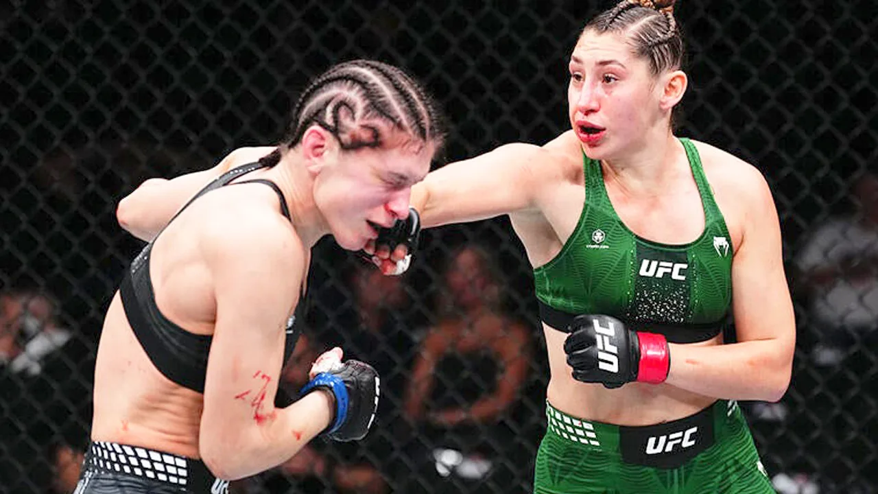 Regina Tarin se estrenó en UFC.