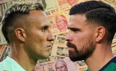 Keylor Navas y Andrés Gudiño.