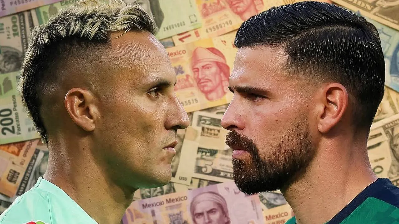 Keylor Navas y Andrés Gudiño.