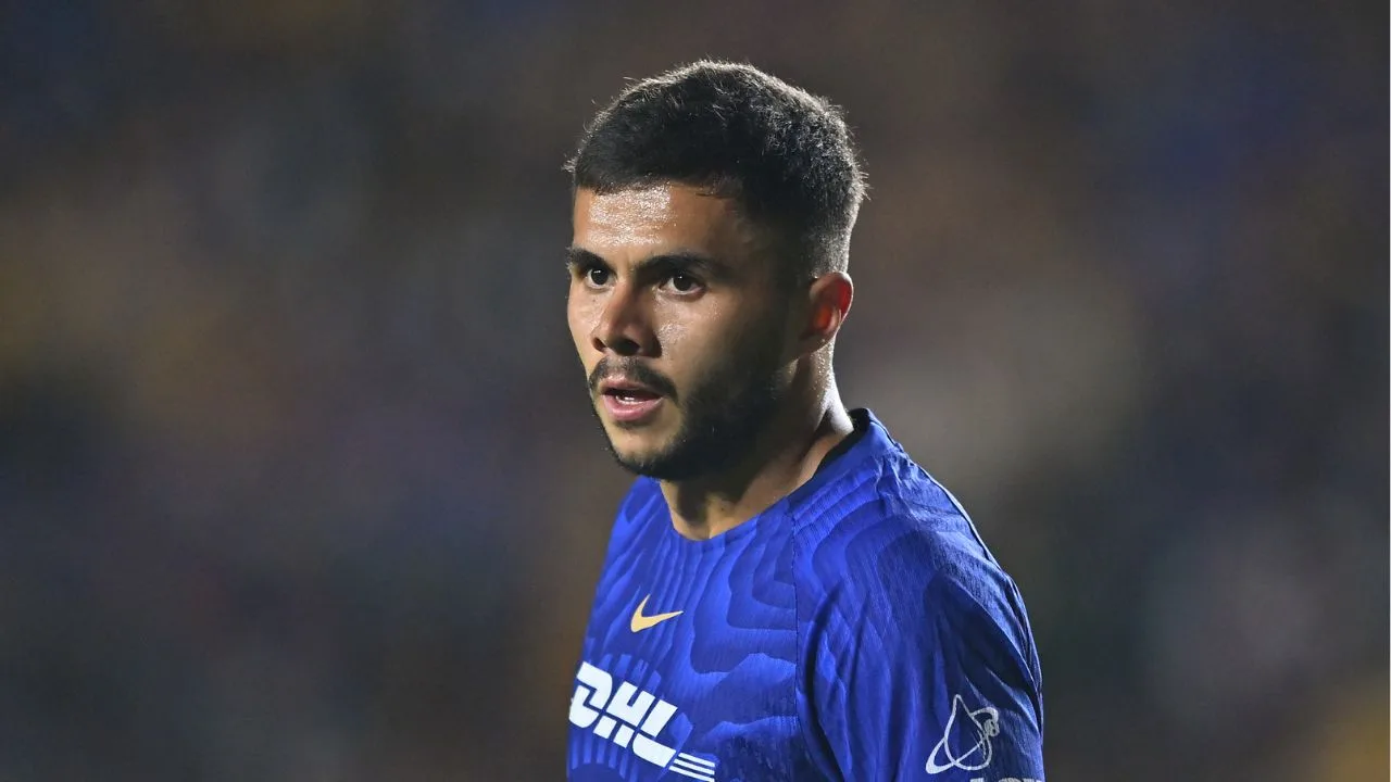 Alan Medina, jugador de Pumas. 