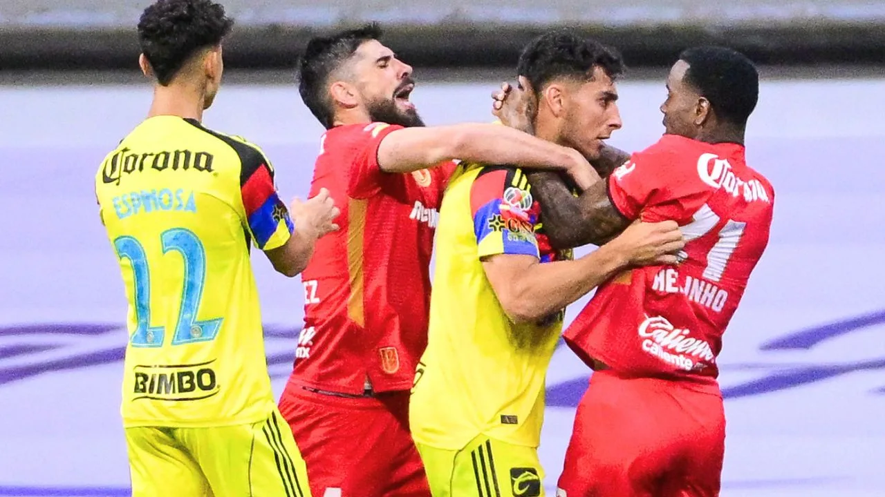 América vs Toluca termina con brutal bronca extendida: así ocurrió todo.