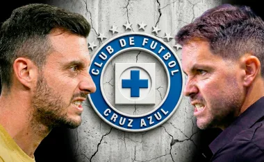 Nicolás Larcamón y Martín Anselmi, ex DT'S de Cruz Azul.